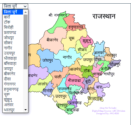 bhulekh rajasthan select district