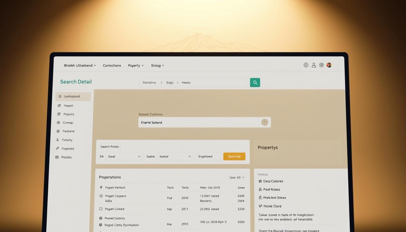 Bhulekh portal search interface